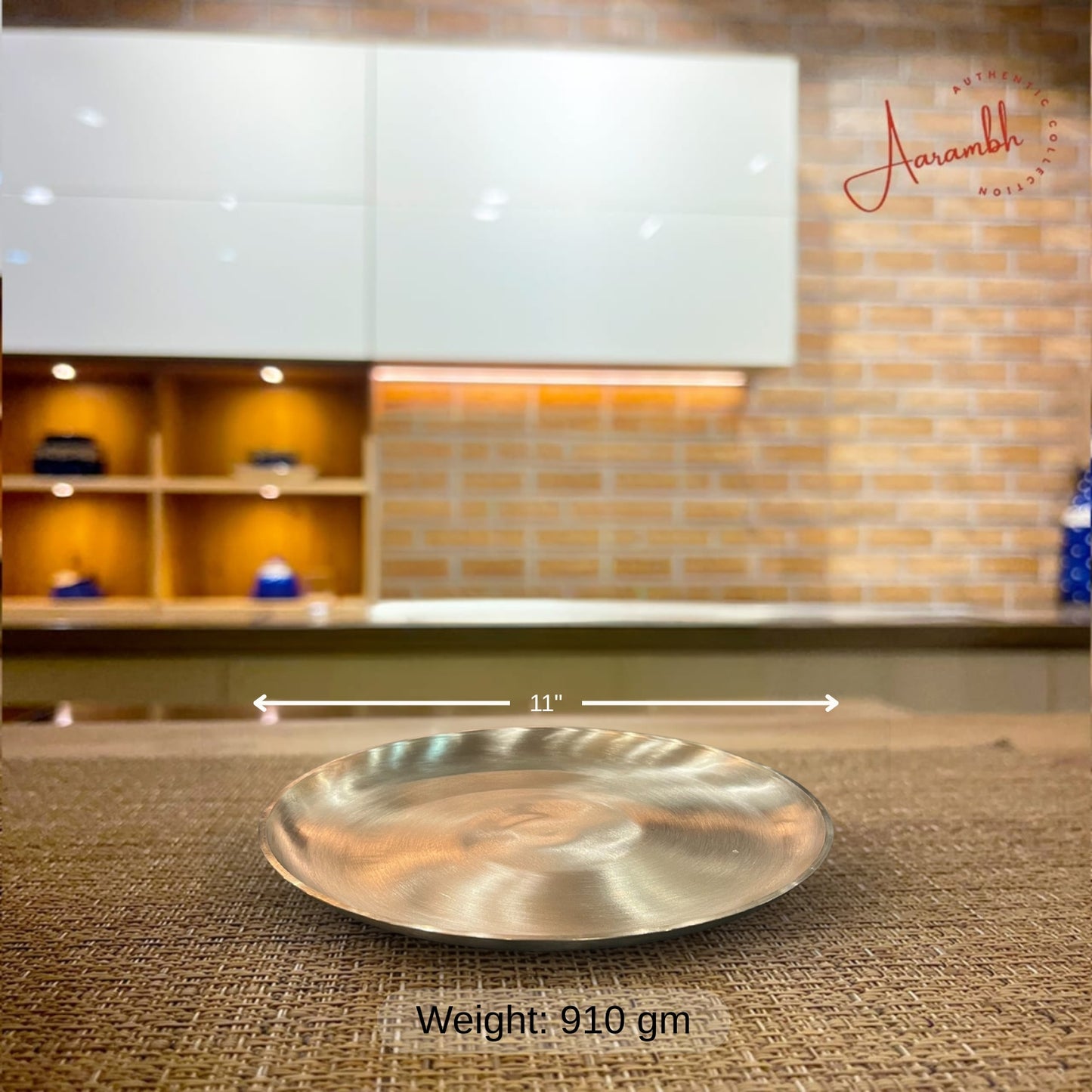Aarambh® Pure Bronze Breakfast Plate