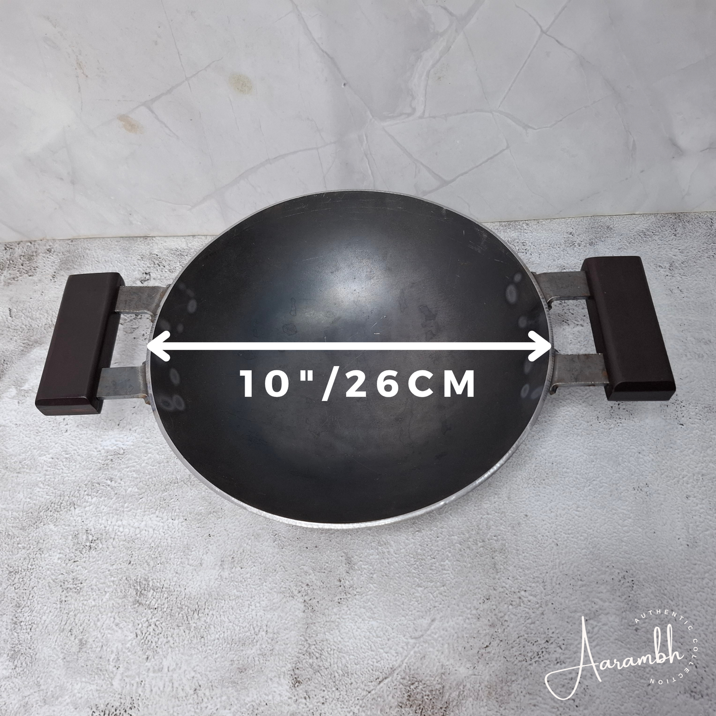 Aarambh® Pure Iron Kadhai (3mm) - 2