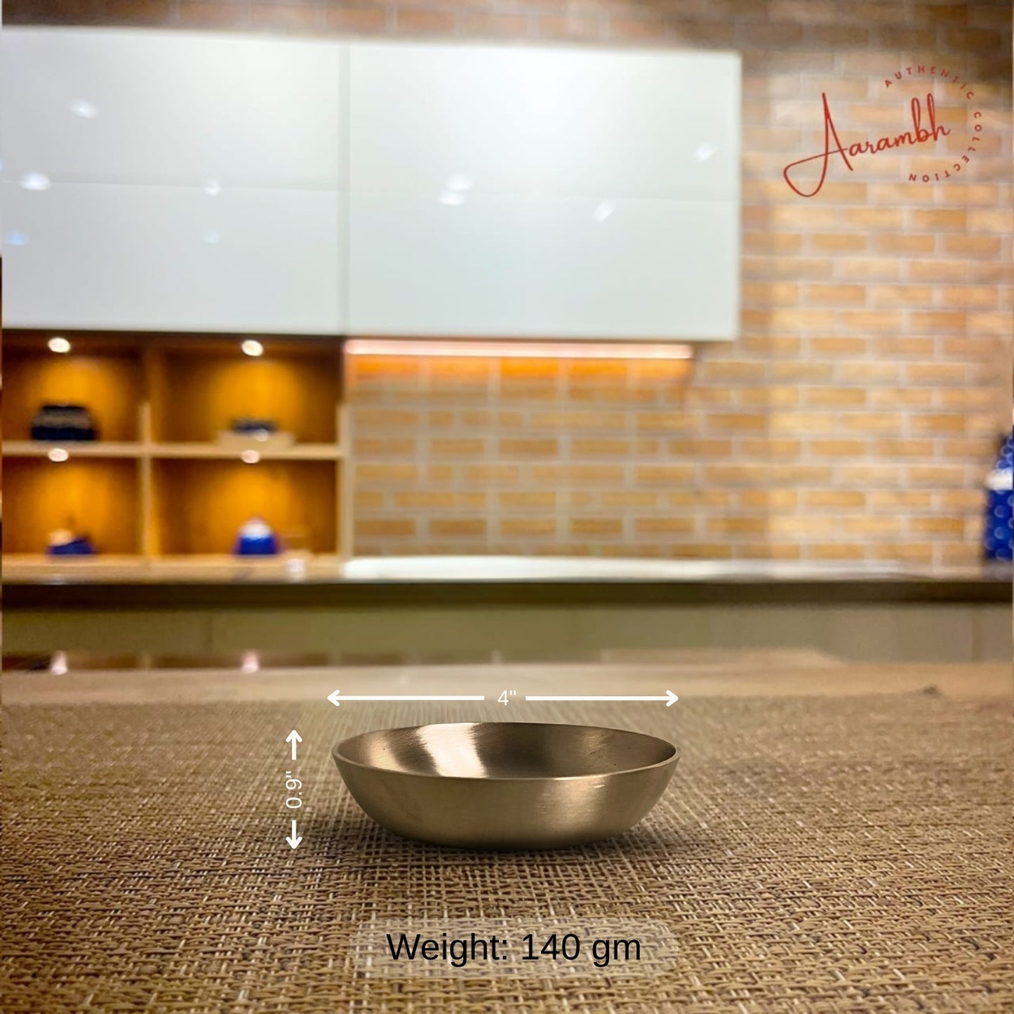 Aarambh® Pure Bronze Traditional Thali Set