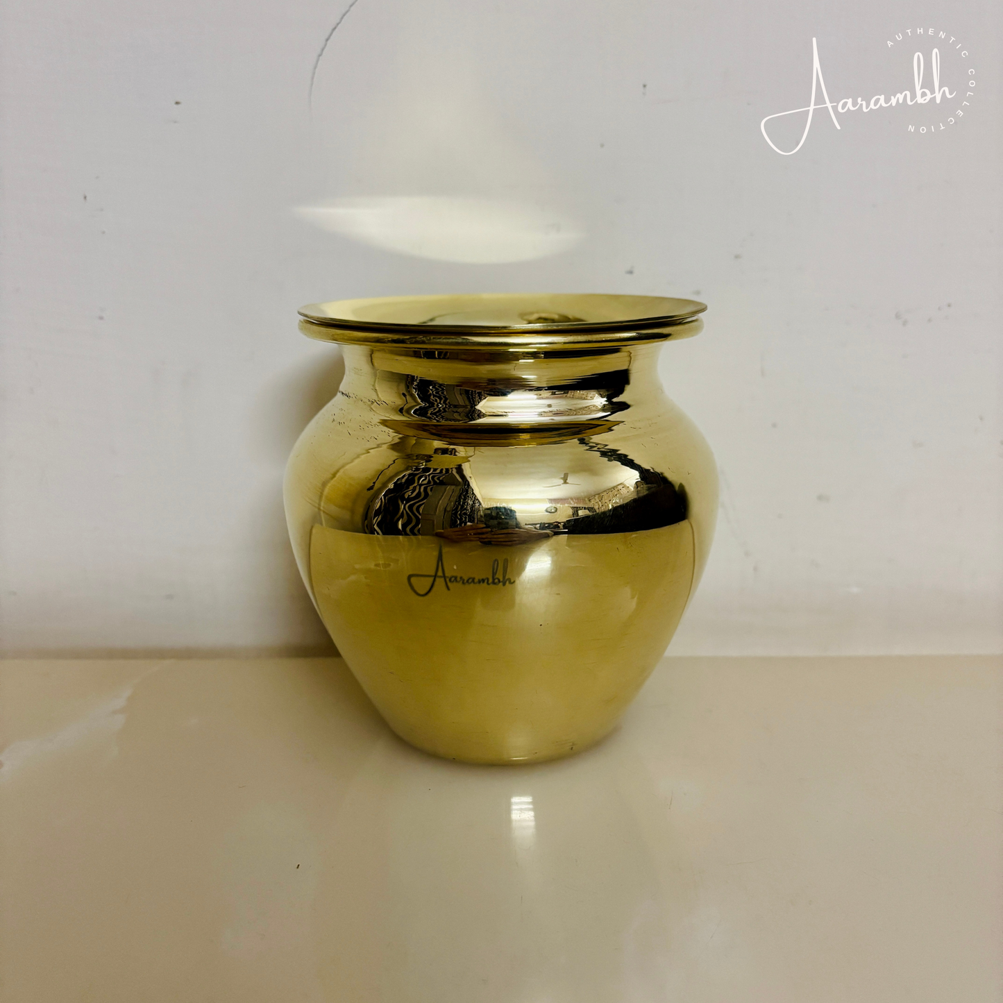 Aarambh® Pure Brass Lota