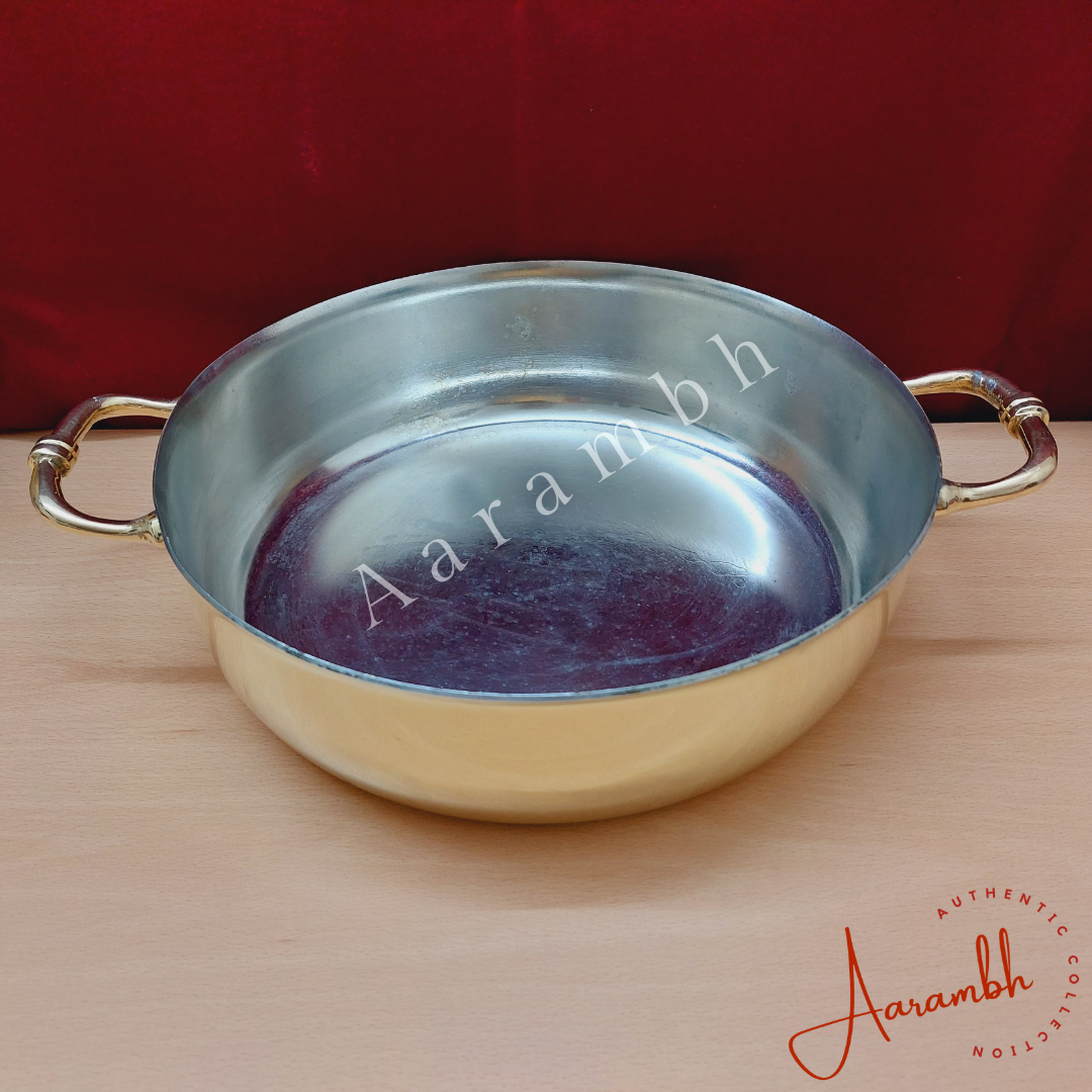 Aarambh® Pure Brass Fry Pan