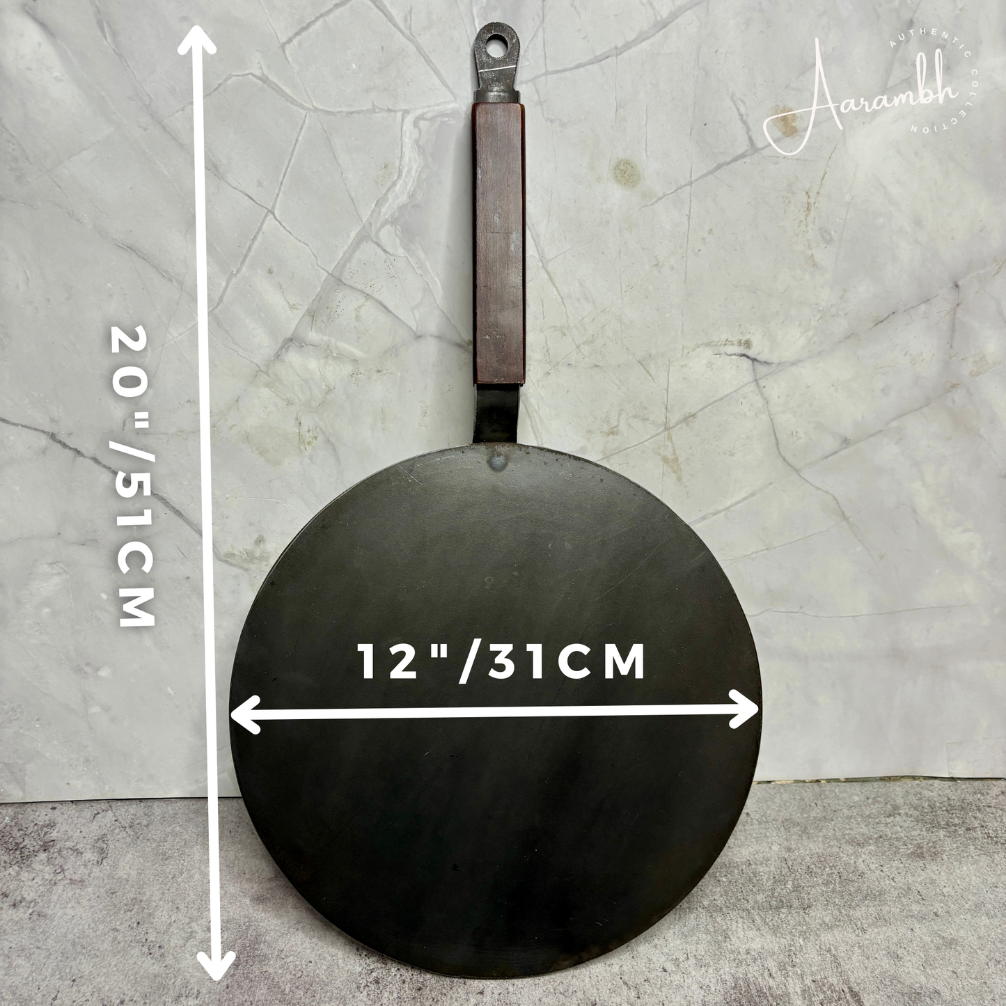 Aarambh® Pure Iron Flat Tawa (3mm)