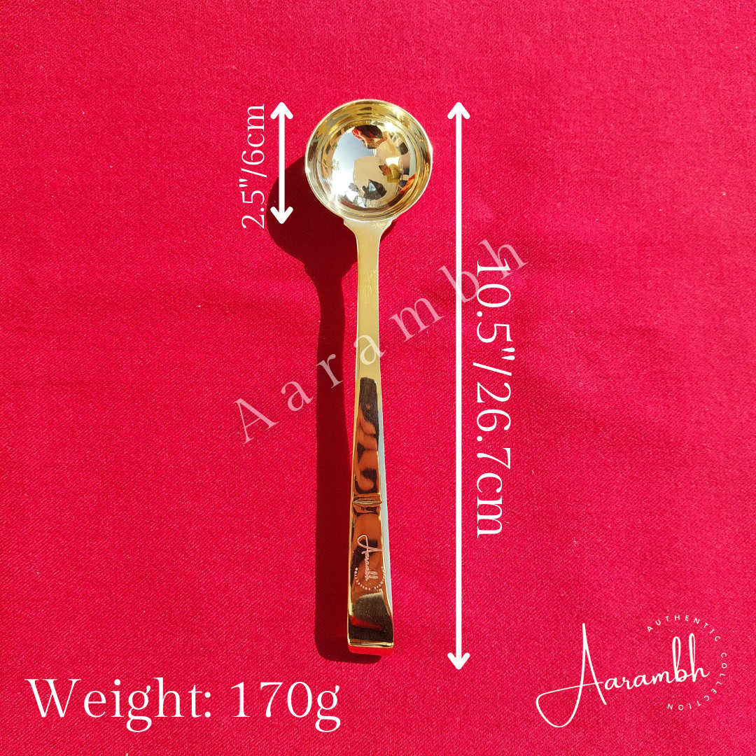 Aarambh® Pure Brass Ladles