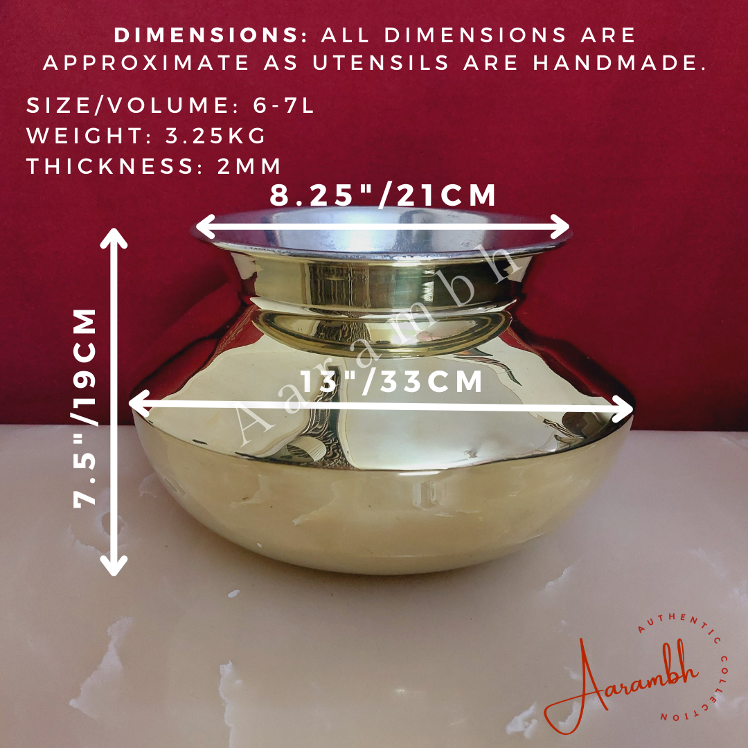 Aarambh® Pure Brass Handi