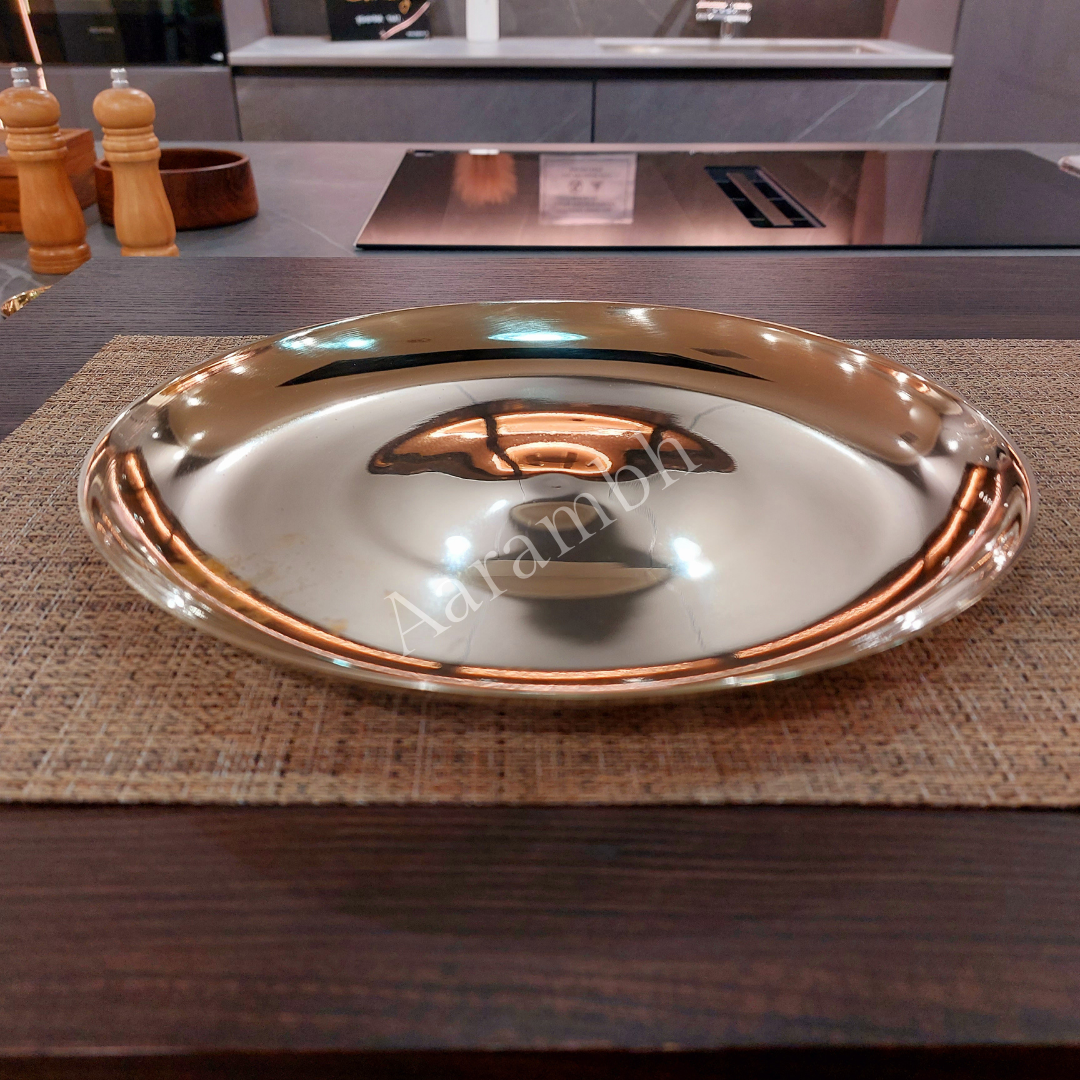 Aarambh® Pure Bronze Breakfast Plate