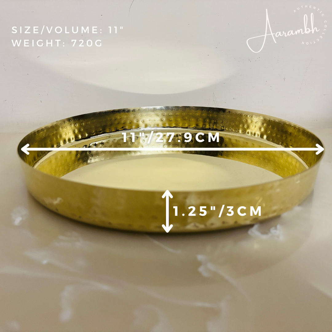 Aarambh® Hammered Thali (Untinned)
