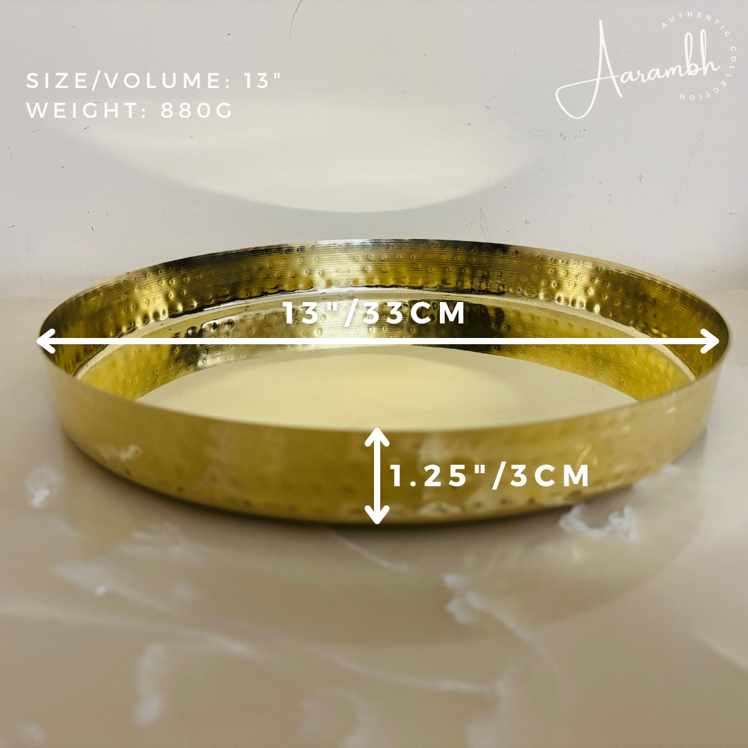 Aarambh® Hammered Thali (Untinned)