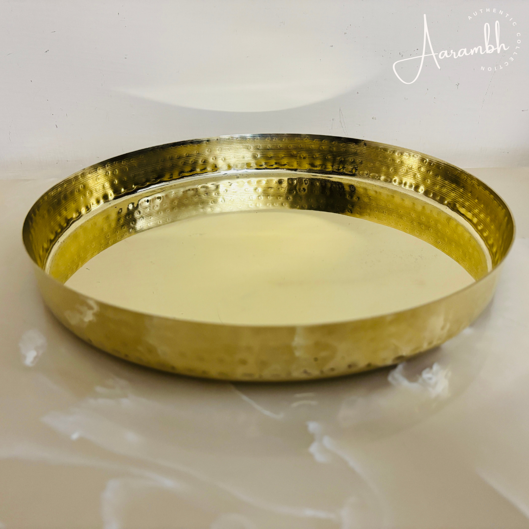 Aarambh® Hammered Thali (Untinned)