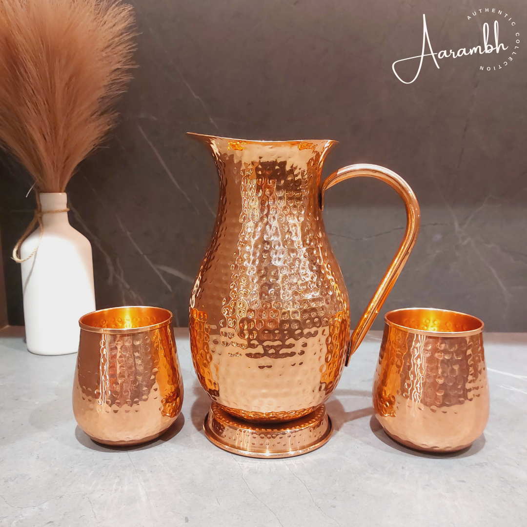 Aarambh® Mughal Jug w/ glasses