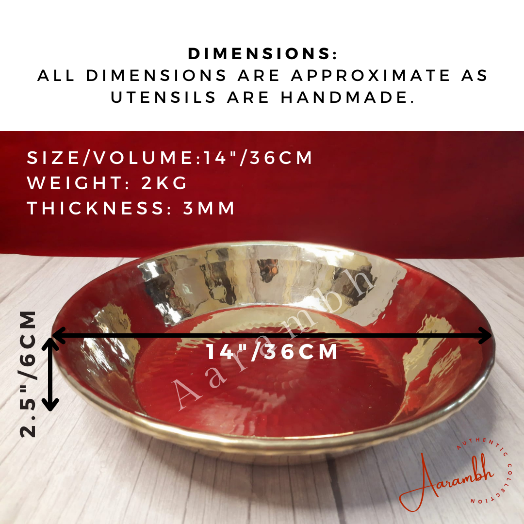 Aarambh® Pure Brass Paraat