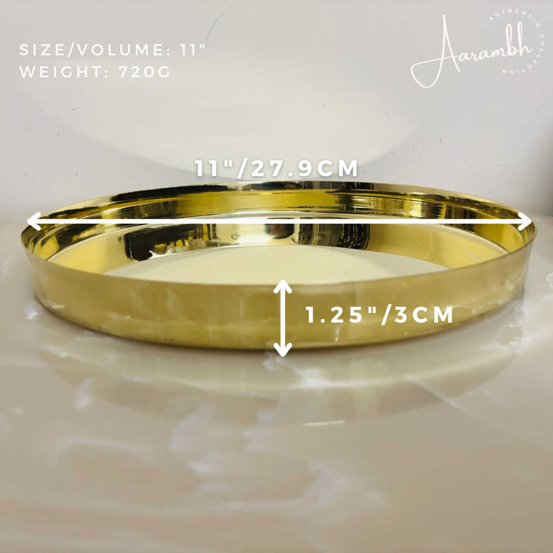 Aarambh® Plain Thali (Untinned)