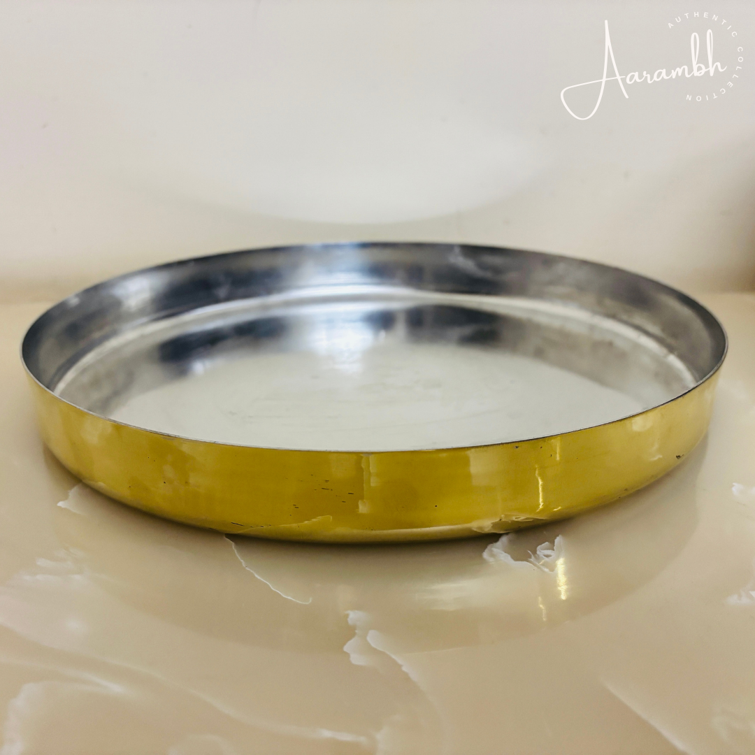 Aarambh® Plain Thali (Tinned)