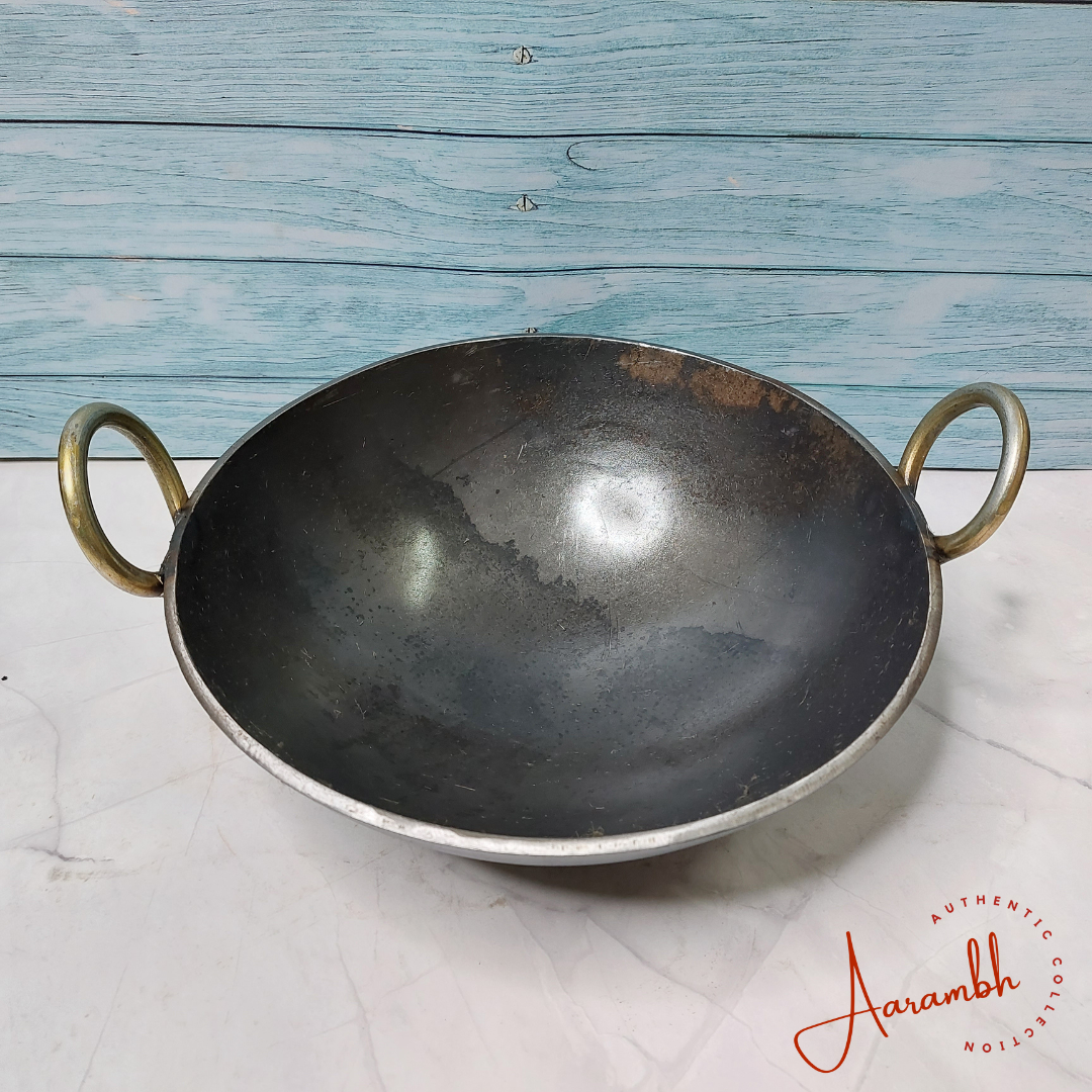 Aarambh® Pure Iron Kadhai (4mm)