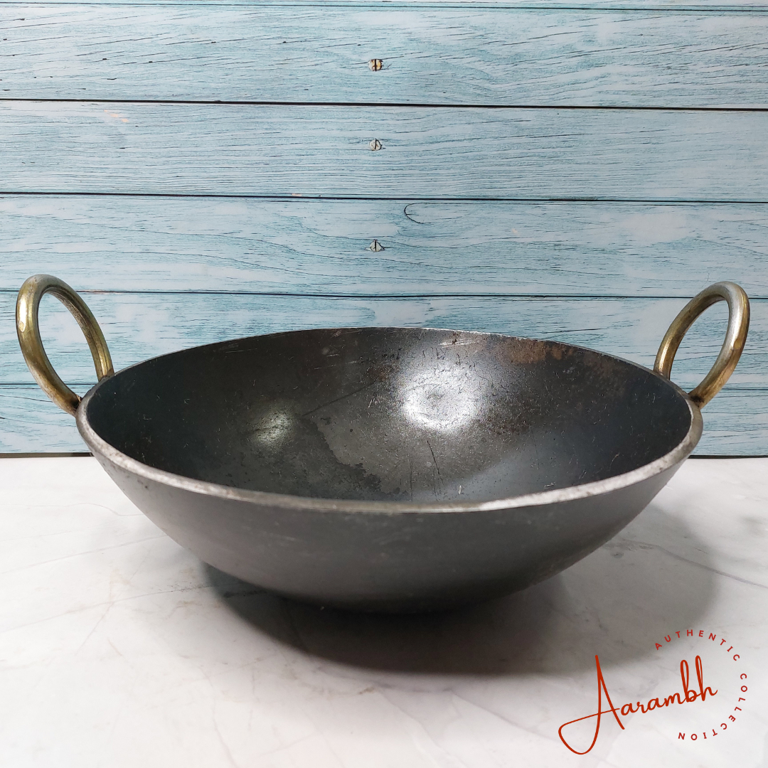 Aarambh® Pure Iron Kadhai (4mm)