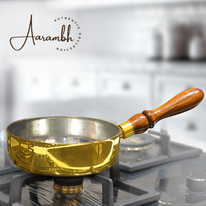 Pure Brass Fry Pan (2mm)