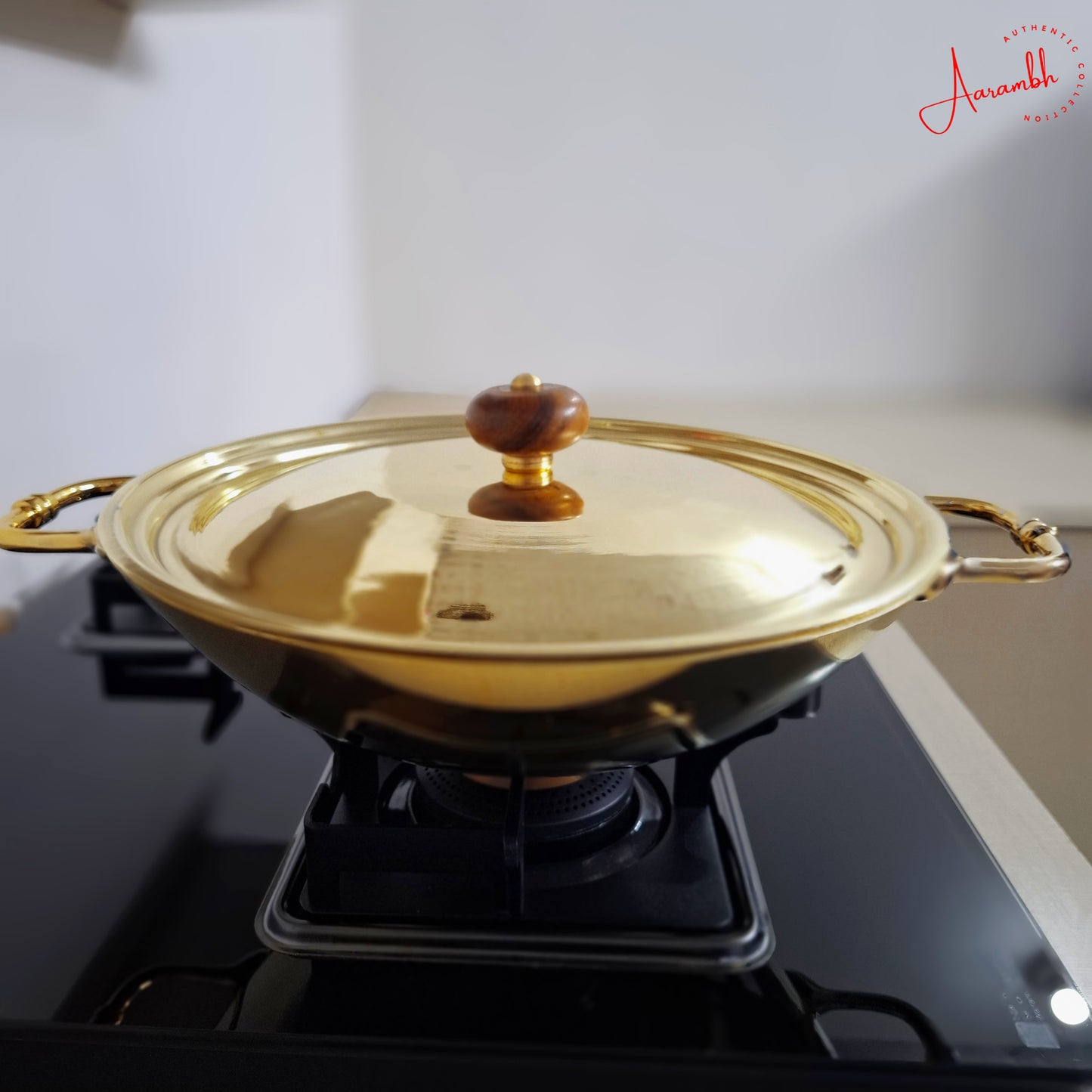 Aarambh® Pure Brass Kadhai (4mm)
