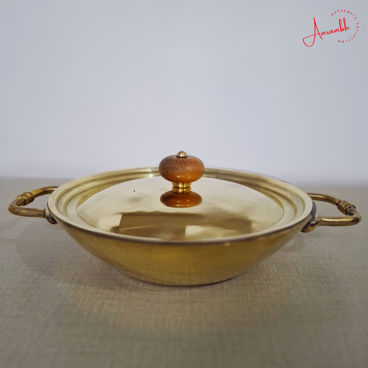 Aarambh® Pure Brass Kadhai (4mm)