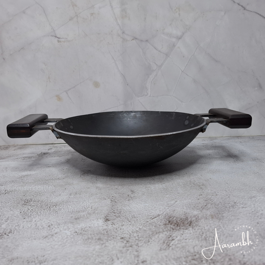 Aarambh® Pure Iron Kadhai (3mm) - 2