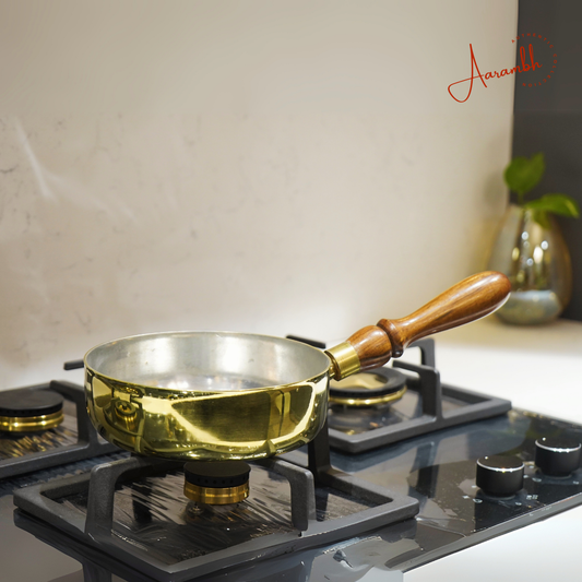 Aarambh® Pure Brass Fry Pan