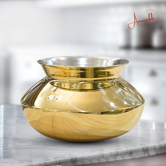 Aarambh® Pure Brass Handi