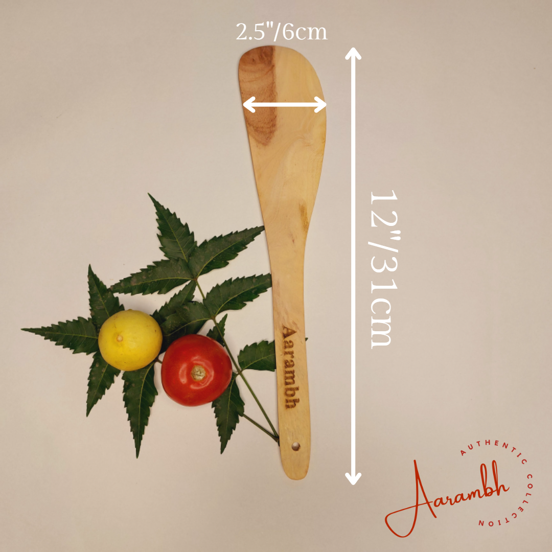 Aarambh® Pure Neem wooden spatulas