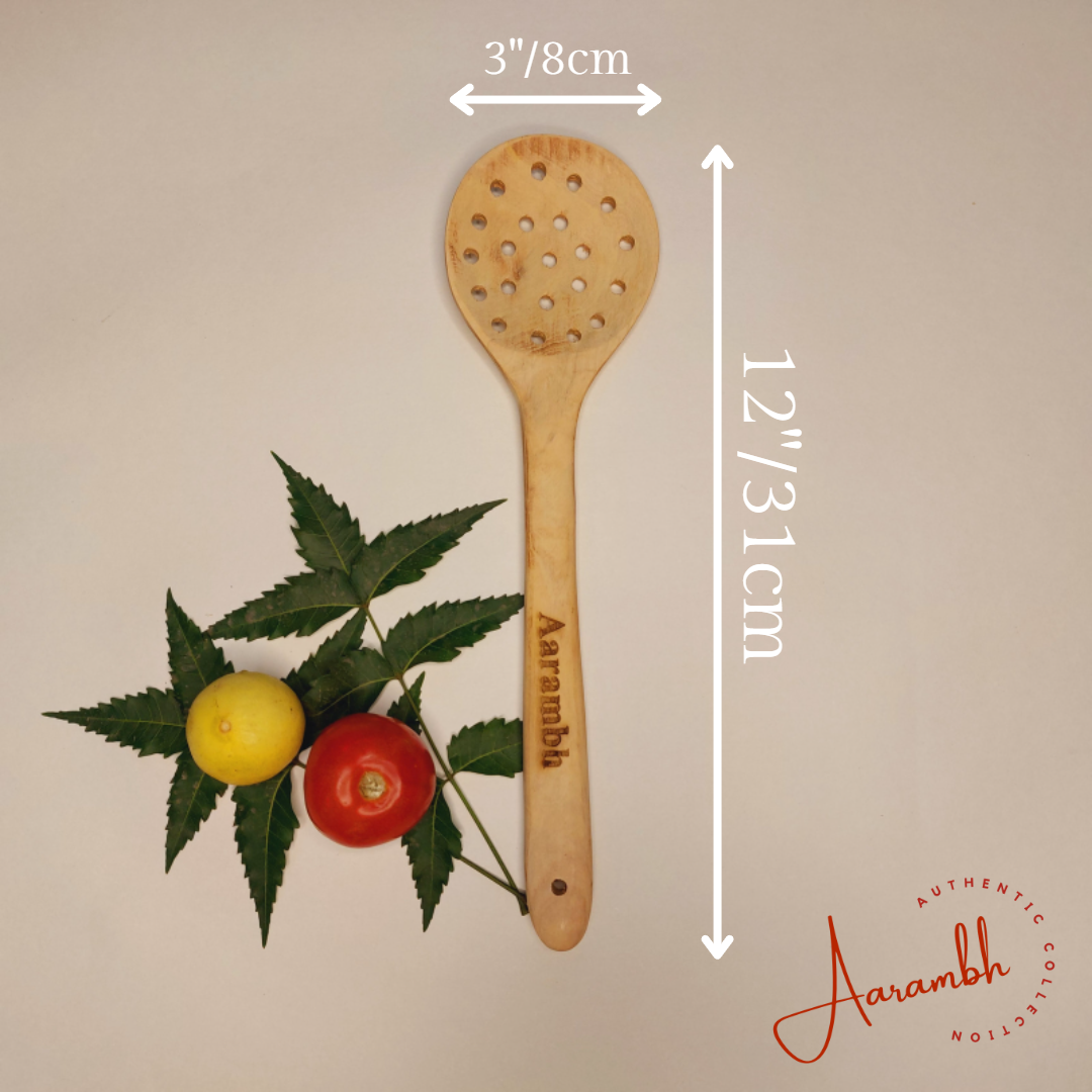 Aarambh® Pure Neem wooden spatulas