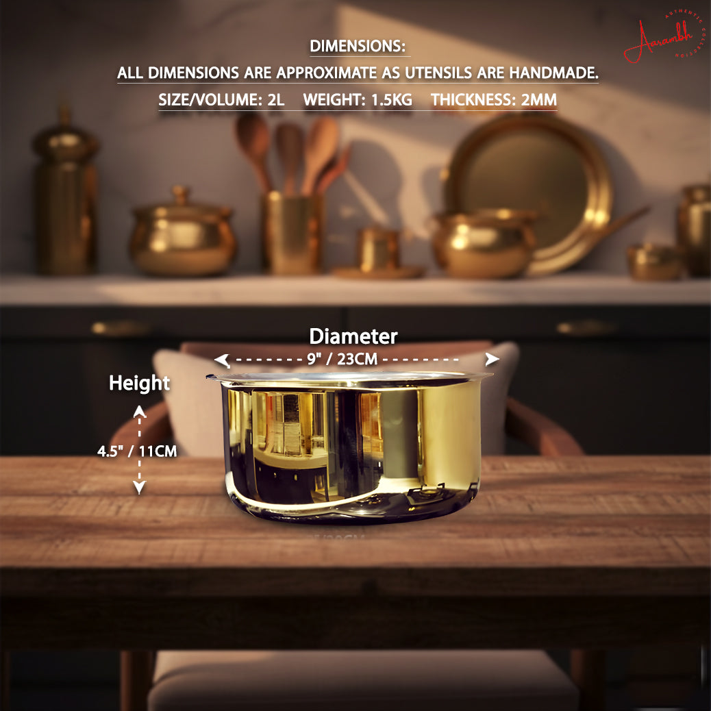 Aarambh® Pure Brass Patila