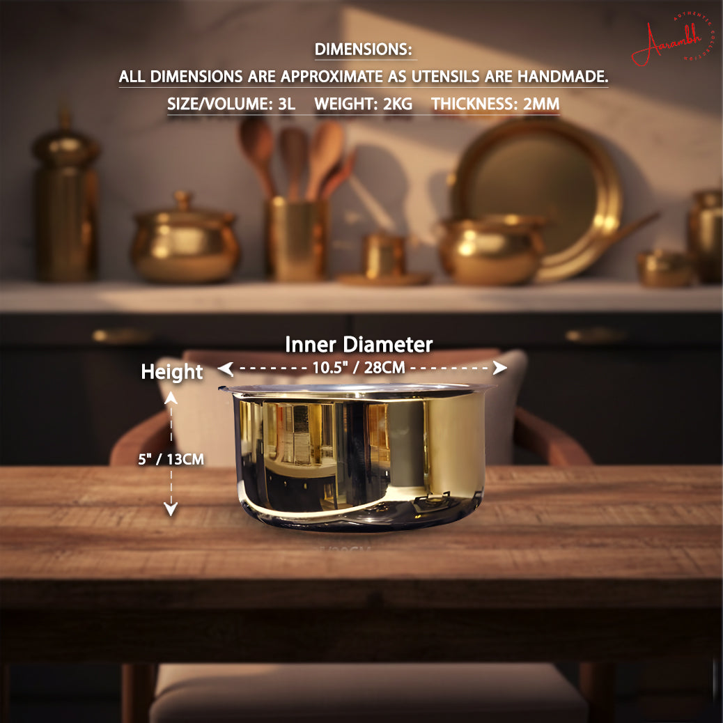 Aarambh® Pure Brass Patila