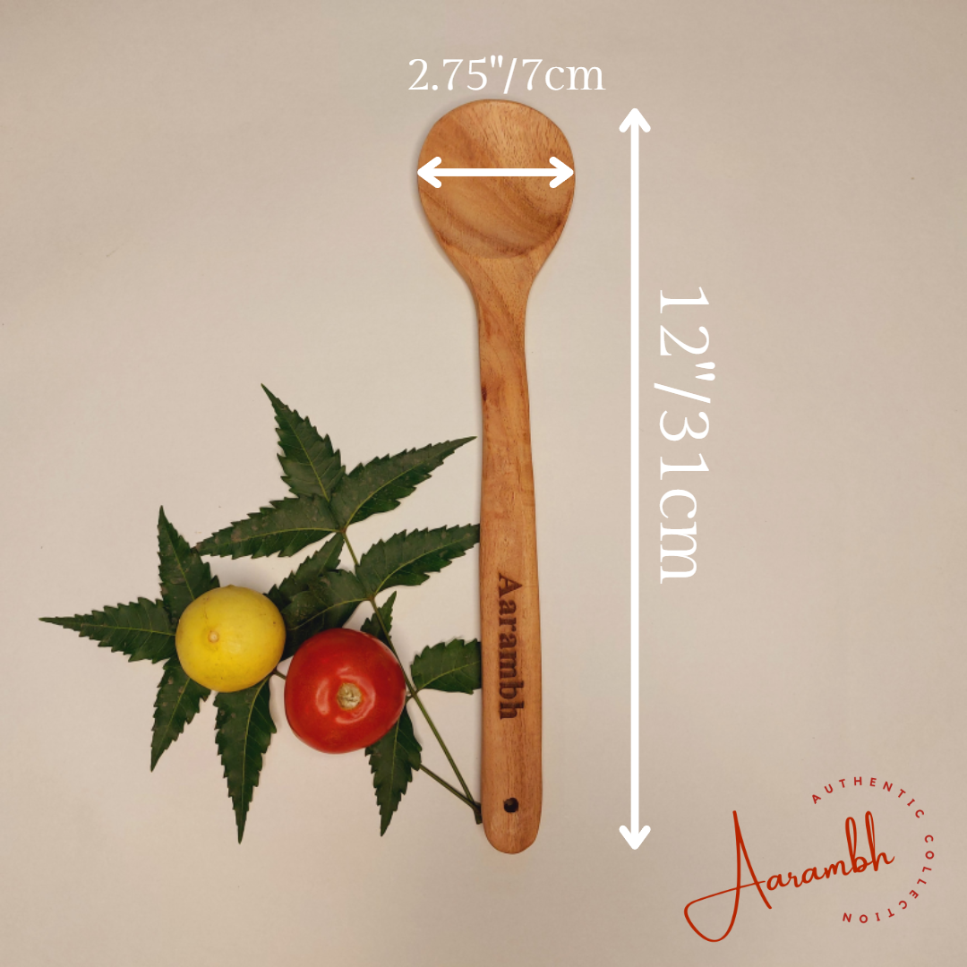 Aarambh® Pure Neem wooden spatulas