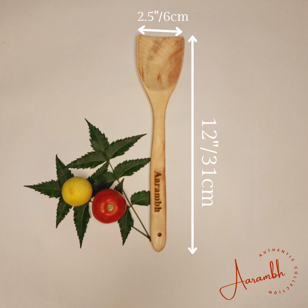 Aarambh® Pure Neem wooden spatulas