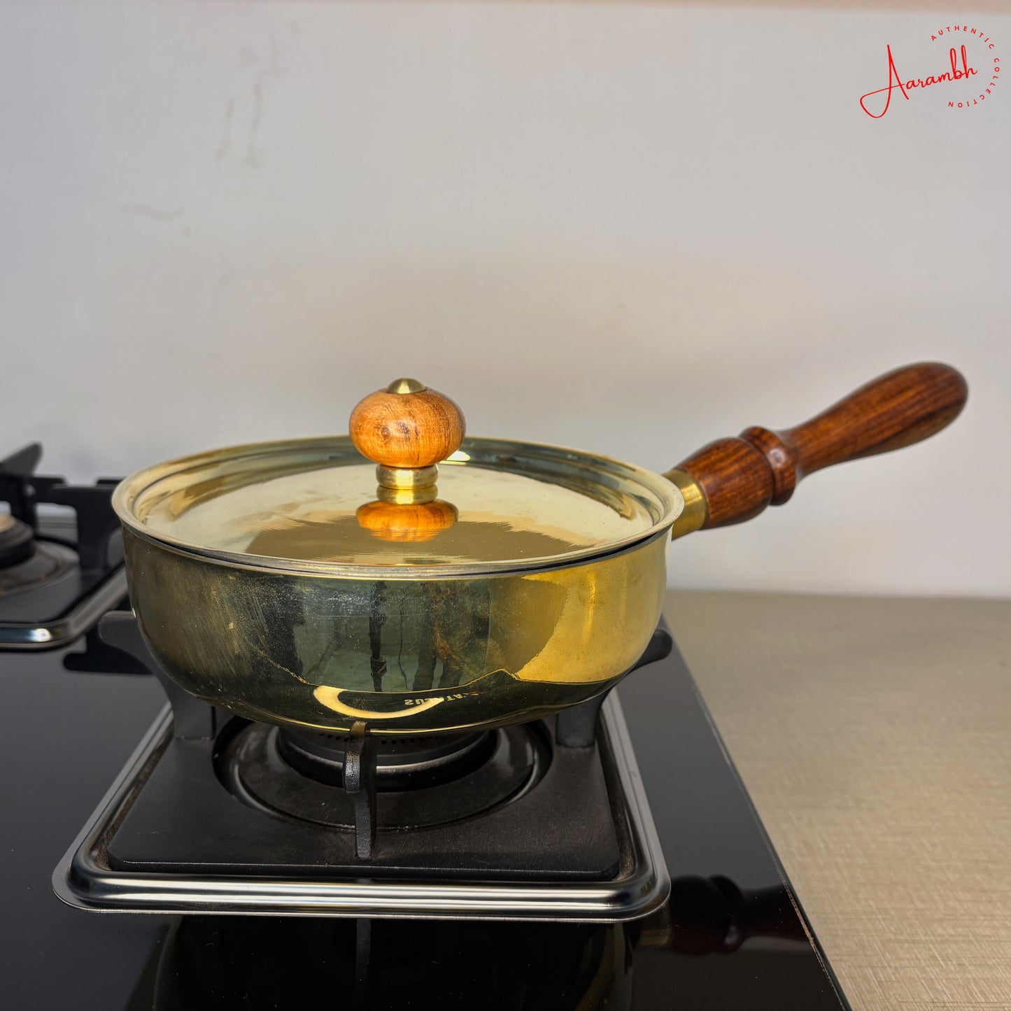 Aarambh® Pure Brass Fry Pan
