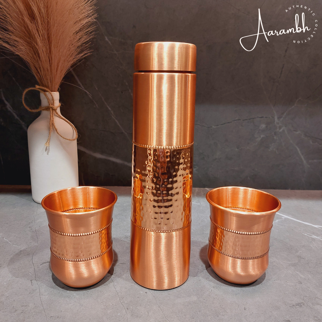 Aarambh® Bottle w/ glasses