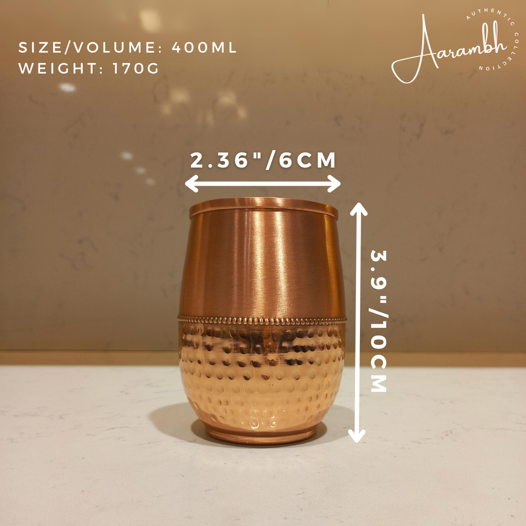 Aarambh® Pure Copper Carafe Glass