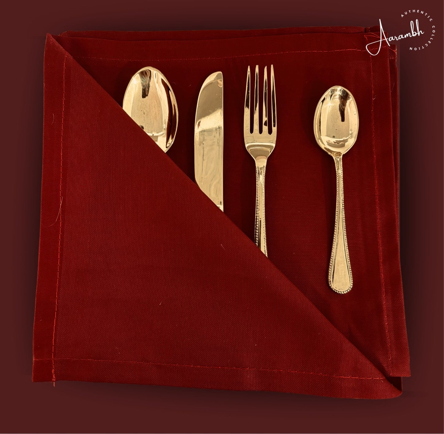 Brass Cutlery Set