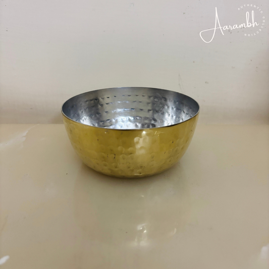 Aarambh® Hammered Bowl Set (Tinned)