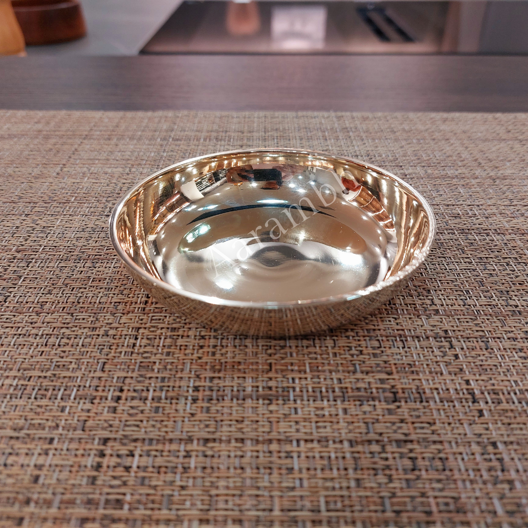 Aarambh® Pure Bronze Halwa Plate