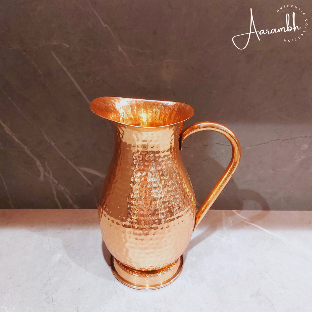 Aarambh® Pure Copper Mughal Jug