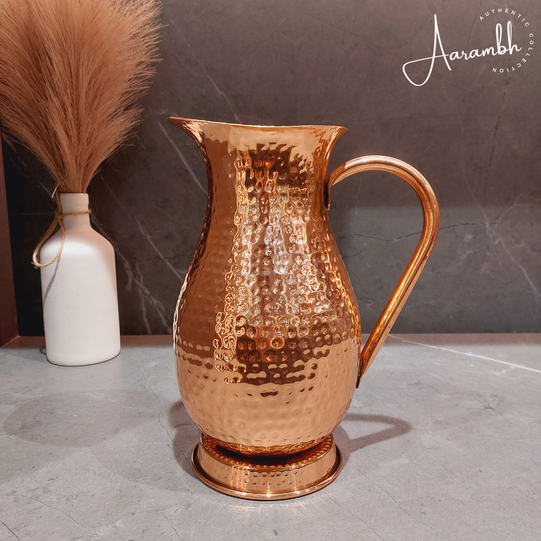 Aarambh® Pure Copper Mughal Jug