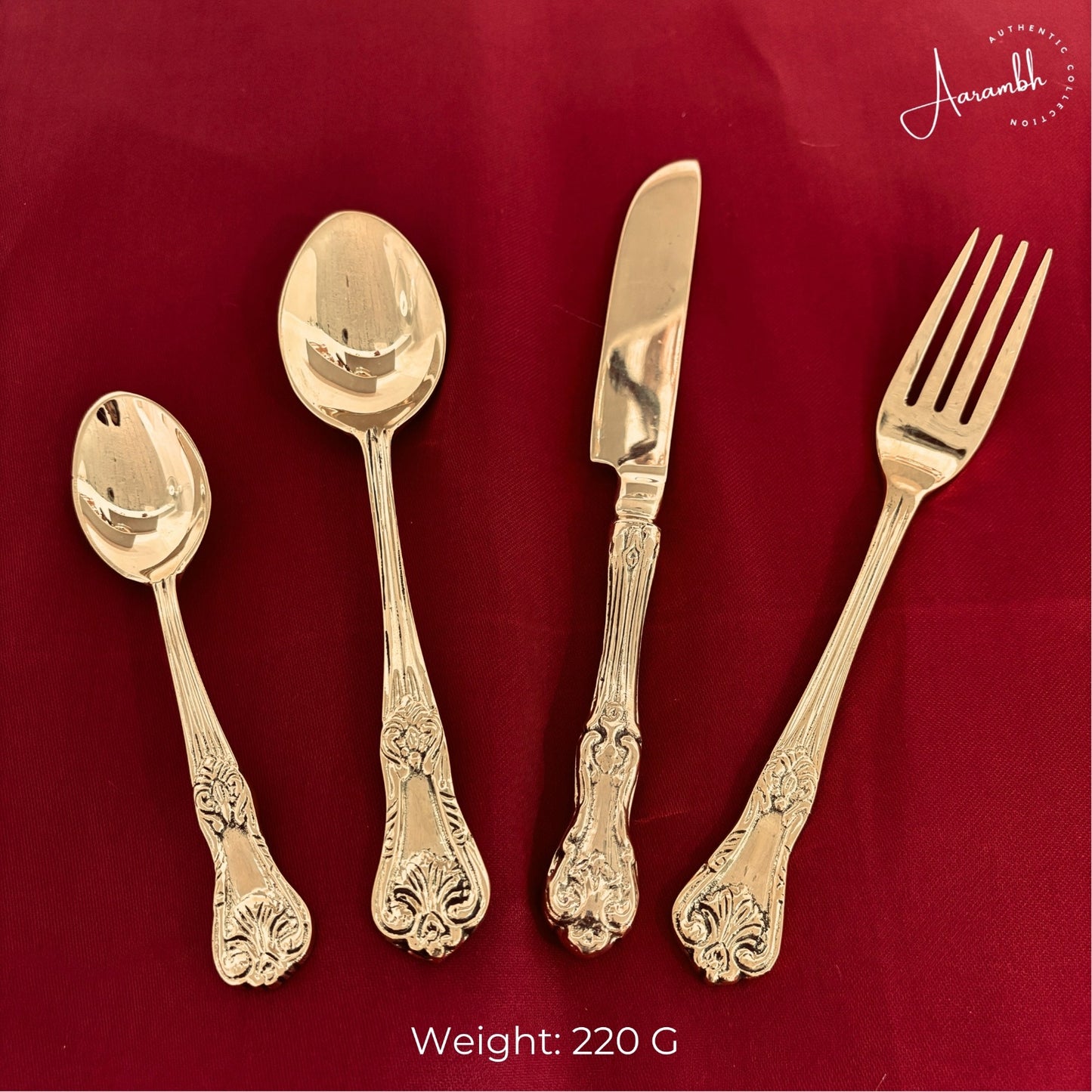 Brass Royal Cutlery Set
