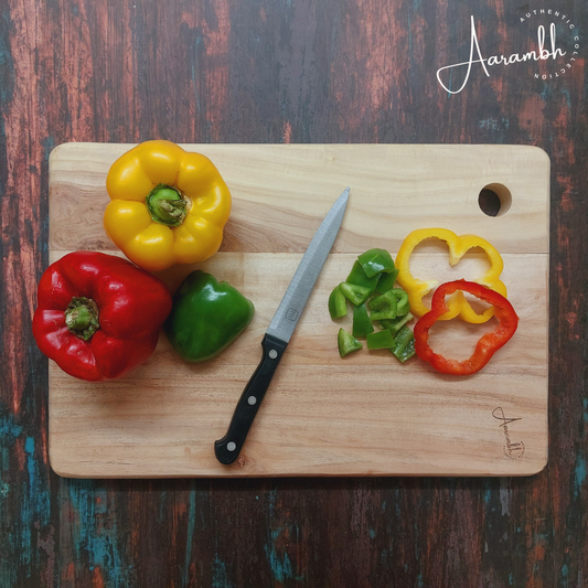 Aarambh® Neem Rectangle Chopping Board