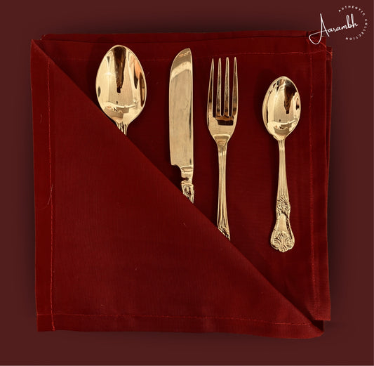 Brass Royal Cutlery Set