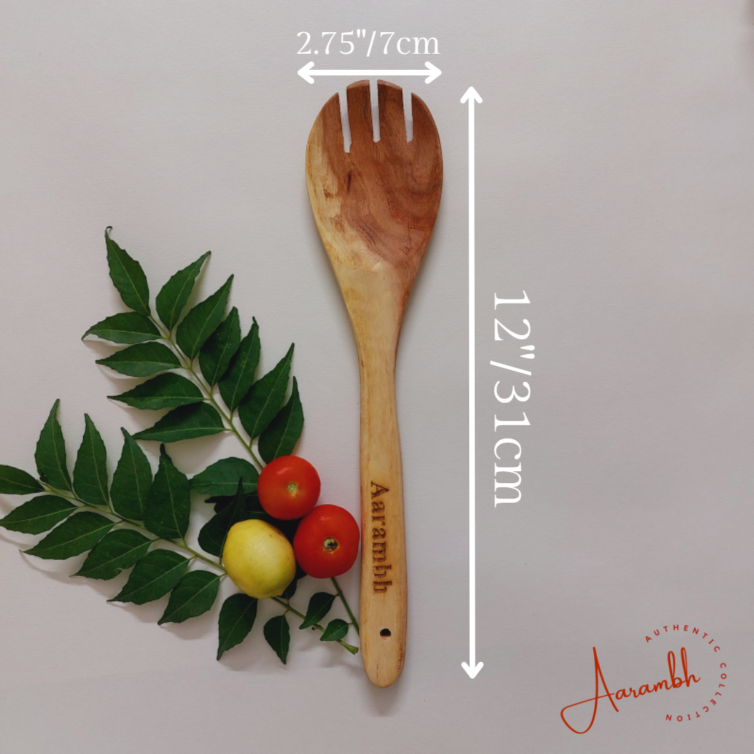 Aarambh® Pure Neem wooden spatulas