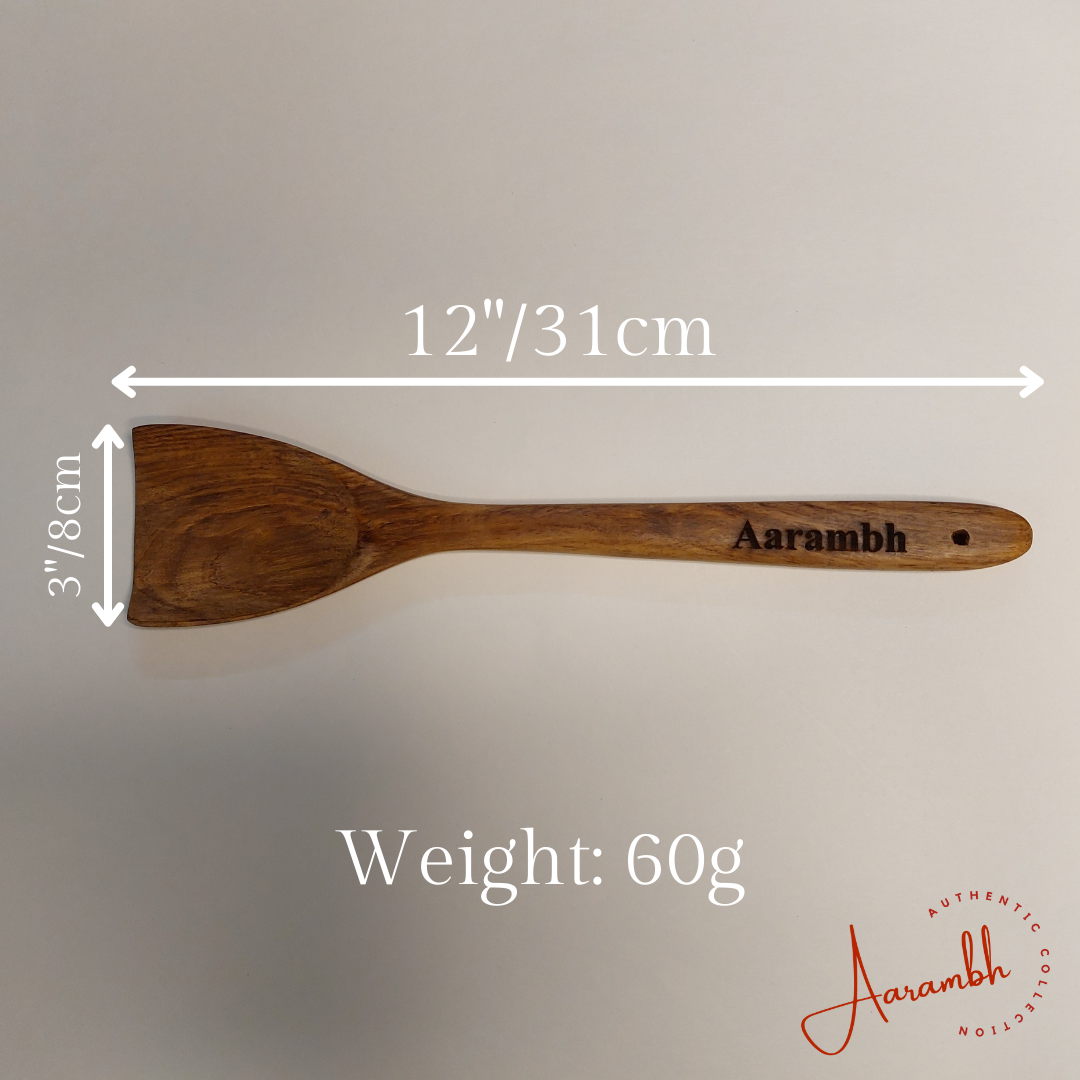 Aarambh® Pure Sheesham Wooden spatulas